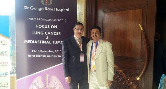 Dr. Singhvi at the Update in Oncology meeting, Sir Ganga Ram Hospital, New Delhi